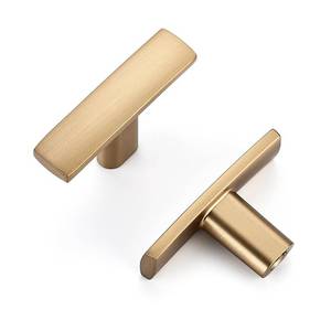 lot 8398 image: Ravinte 10 Pack Cabinet Handles Champagne Bronze Cabinet Pulls Kitchen Cabinet Handles,Curved Drawer Pulls in 1-34 Inch Length with Single Hole Arch Kitchen Cabinet Hardware