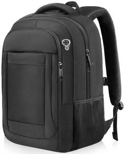 lot 8501 image: Extra Large Travel Laptop Backpack, 18.4 Inch Laptop Backpack Airline Approved, Business Anti Theft Sturdy Work Computer College High School Backpack Bag Fits 18 Inch Notebook for Men Women, Black