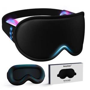 lot 8536 image: Easysleep 3D Sleep Mask Sleep Headphones White Noise Sleep Eye Mask with 31 Soothing Sounds 3 Timer Soft Adjustable Light Blocking Eye Cover Long Playtime for Sleeper Men Women Travel Gift