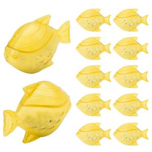 lot 8549 image: Funmit Humidifier Cleaning Fish, 12 Pack Humidifier Cleaner for Humidifiers and Fish Tanks, Purifies Water, Prevents Hard Water Build-Up, Reduces Scale, Yellow