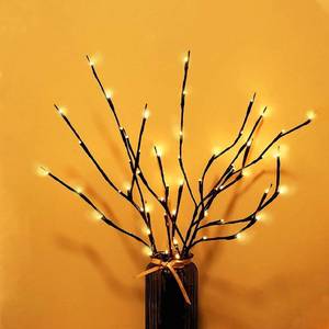 lot 8578 image: MENCH Branch Lights,3 Pcs Twig Light USB&Battery Powered for Indoor, Light Up Decorations for Halloween Day and Christmas,Batteries Included,Warm White