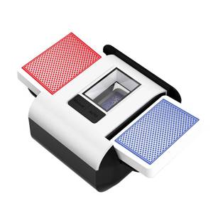 lot 8606 image: BIFTU Automatic Card Shuffler with Dual Modes, Rechargeable 1-2 Deck Card Shuffle Machine, Low Noise Operation Card Shuffler for Poker, UNO, Blackjack, Skip-Bo, Phase 10