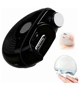lot 8539 image: 3 Speeds Strong Power Automatic Nails Clipper with Polisher, LED Light, Rechargeable Nail Clippers for Toenails Fingernails