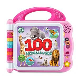 lot 8712 image: LeapFrog 100 Animals Book (Frustration Free Packaging), Pink