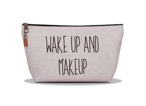 lot 8728 image: USEFEX Stylish Makeup Bag Organizer  Perfect 100% Cotton Canvas Cosmetic Bag Ideal for Travel and for Cute Gifts