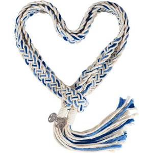 lot 8732 image: AHANDMAKER Wedding Lasso Rope, Handfasting Cord for Wedding with Tree of Life Pendants Lazos para Boda Wedding Cord Traditional Rustic Wedding Lasso for Ceremony Bridal Gift, Blue