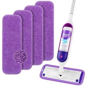 lot 8743 image: HOMEXCEL Reusable Microfiber Mop Pads for Swiffer PowerMop, Power Mop Pads Refills for 13 -15  Spray Mop, Machine Washable Pad Replacement for Multi-Surface Floor Cleaning, Pack of 4