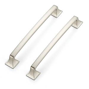 lot 8781 image: Ravinte 5 Pack Solid 6-14 Square Foot Arch Pulls Kitchen Cabinet Handles Brushed Nickel Pulls Silver Dresser Kitchen Cupboard Hardware Handles for Cabinets Cupboard Drawers