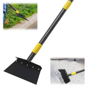 lot 8815 image: Multifunctional Flat Shovel, 88 Long Handle Ice Chopper Snow Shovel Spade Heavy Duty Manual Weeder Metal Floor Scraper Garden Tool for Lawn Edging, Digging, Weeding,Scraping, Ice Remove