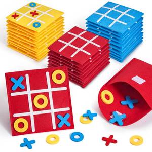 lot 26691 image: JoyCat Tic Tac Toe Strategic Board Game for Kids and Family,Birthday Party Favors,Classic Educational Toys for Goodie Bag Stuffers,Gifts for Students with Envelope,Easy to Store(Bulk Pack of 30) - Retail $21
