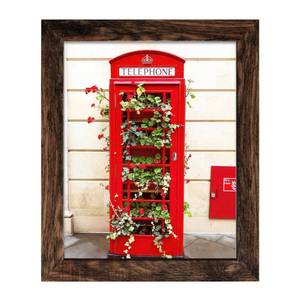 lot 40466 image: SESEAT 8x10 Picture Frame Rustic Brown, Display Pictures for Wall and Tabletop, 1 Pack - Retail $6