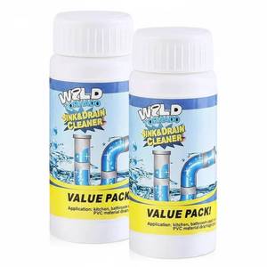 lot 40493 image: Wild Tornado Foaming Sink & Drain Cleaner - 2PC Unclogger for Kitchen, Bathroom, Tub, Shower  Drain Pipe Dredging Agent (2 pc)