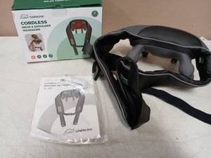 lot 49428 image: Snailax Cordless Neck & Shoulder Massager SL-661 - Retail $35