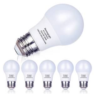lot 59542 image: MorningLight 6 Pack A15 LED Bulb, 6.5W Dimmable LED Light Bulb Equal 60 Watt Incandescent Bulbs, 3000K Soft White, E26 Base, A15 6.5W Appliance Light Bulb for Ceiling Fan, Lighting Fixtures, 600LM - Retail $19