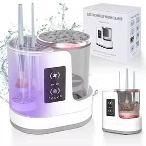 lot 59558 image: Electric Makeup Brush Cleaner Machine With Makeup Brush Dryer