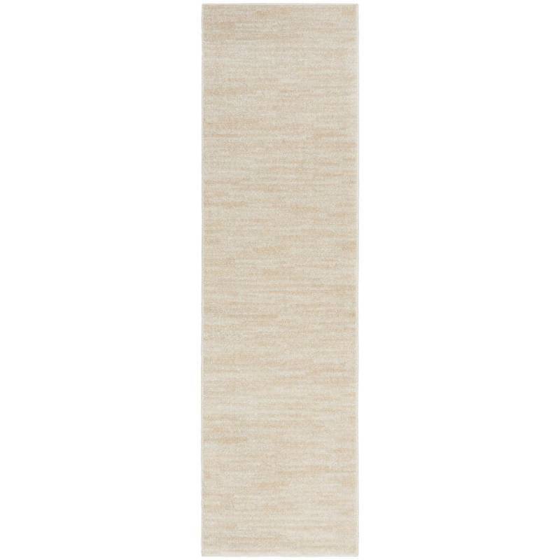 lot 33666 image: Nourison Essentials IndoorOutdoor Ivory Beige 2 2  x 7 6  Area Rug  (2x8)