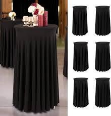 lot 33686 image: Your Magic Moment Round Black Table Cover