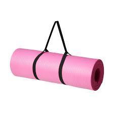 lot 33691 image: Amazonbasics 12 Inch Extra Thick Exercise Mat With Carrying Strap Pink