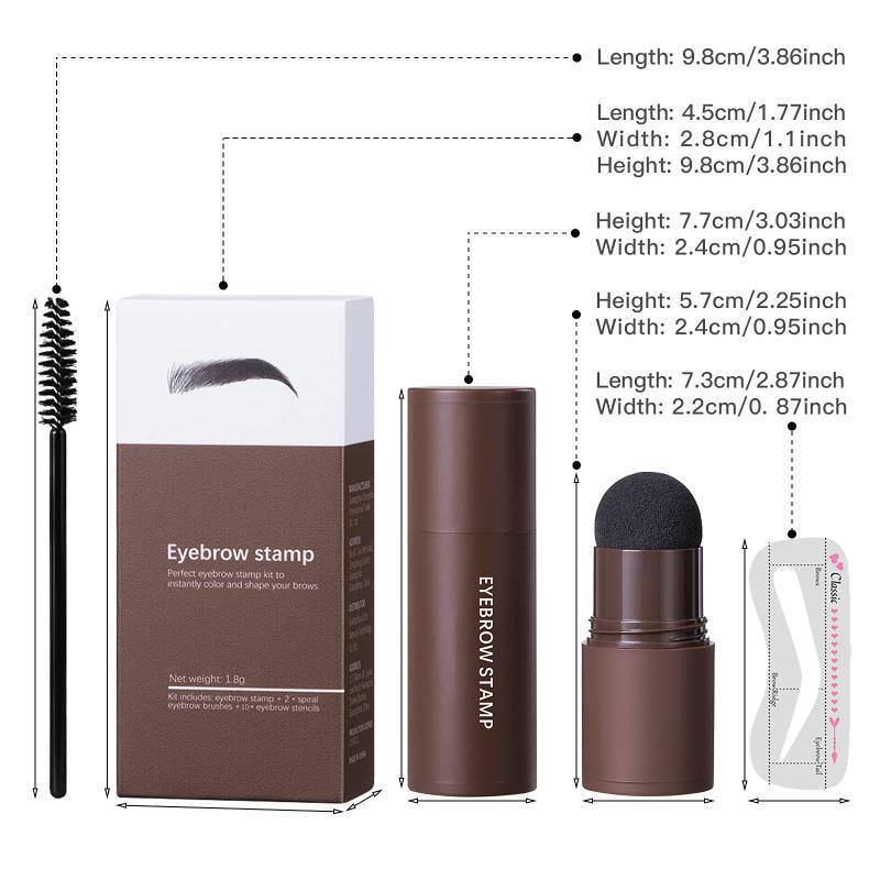 lot 33722 image: Eyebrow Stamp Kit Makeup Tool