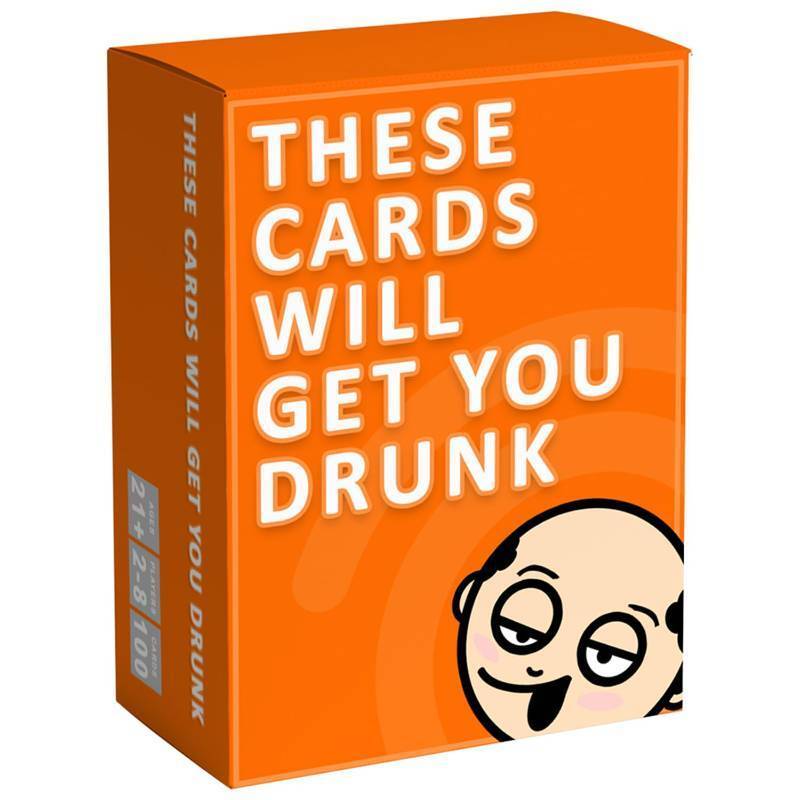 lot 33732 image: These Cards Will Get You Drunk, Fun Adult Drinking Game for Parties