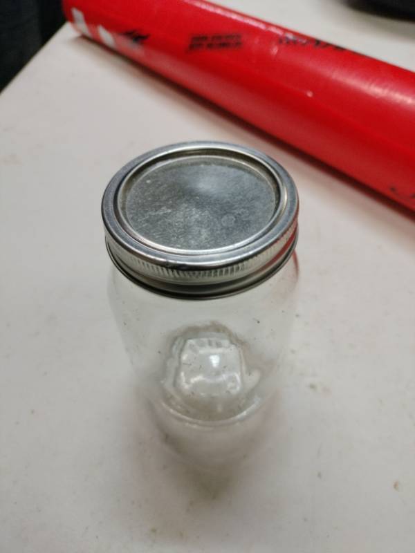 lot 33787 image: Glass Canning Jar