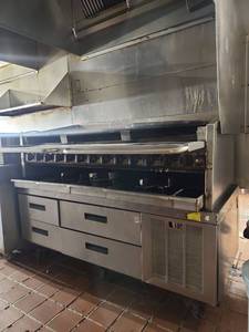 lot 19371 image: MagiKitchn Charbroiler Grill Station with Storage Base