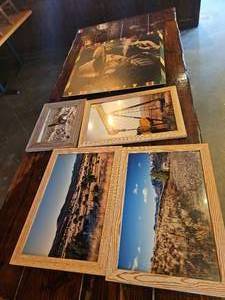 lot 24447 image: Assortment of Western Wall Art - 5 Total