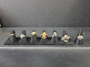 lot 176 image: Mixed Metal Fashion Ring Collection
