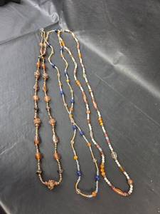 lot 237 image: Mixed Gemstone Beaded Necklace Set
