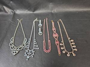 lot 299 image: Rhinestone Necklace Collection