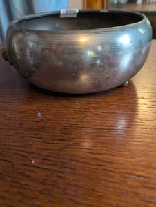 lot 2212 image: Karnak Brass Egyptian Style Bowl #275