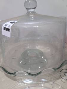 lot 2234 image: Clear Glass Dome Display Cover