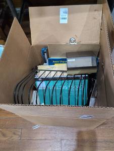 lot 2237 image: mystery box Metal Desktop File Organizer with Office Supplies