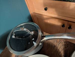 lot 2325 image: Pan with glass lid