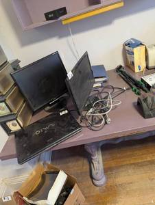 lot 2361 image: Mixed Office Electronics Lot - Monitors, Laptop, Printer & More