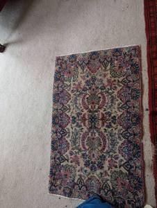 Persian Kerman Style Floral Area Rug