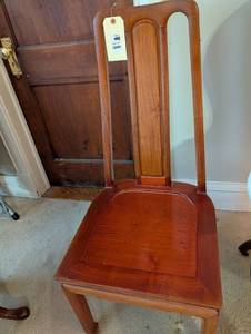 lot 2396 image: Traditional Wooden Dining Chair