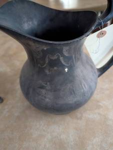 lot 2469 image: Rogers Silver Plate Water Pitcher with Etched Design