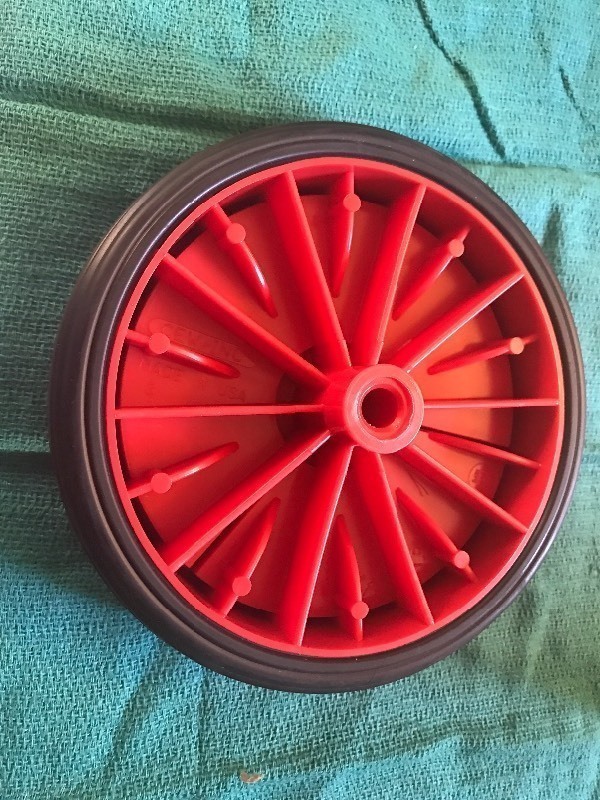 lot 310 image: Lot of 10 new 6 inch wheels as pictured