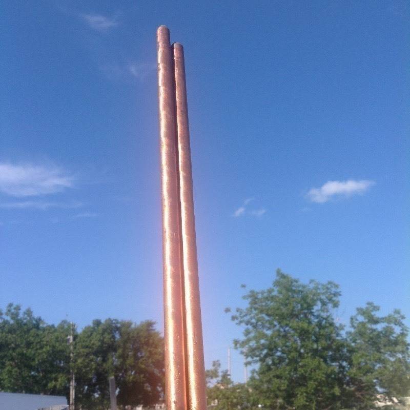 lot 53 image: (2) 8 foot grounding rods