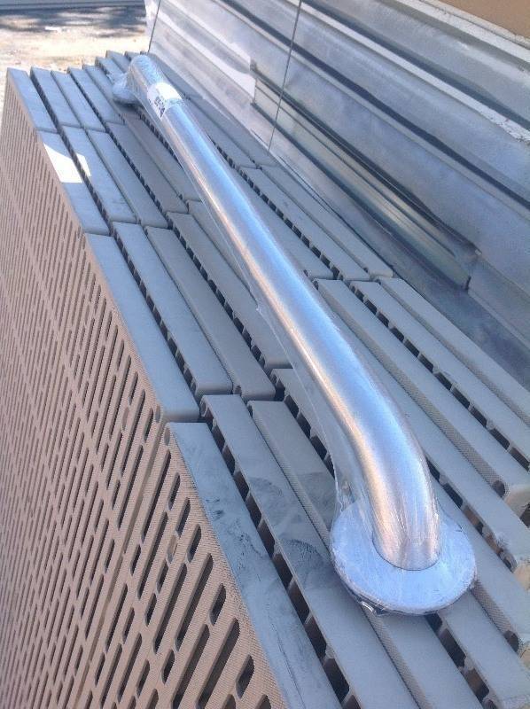 lot 57 image: 42 inch new stainless steel safety rail bathrooms use your imagination