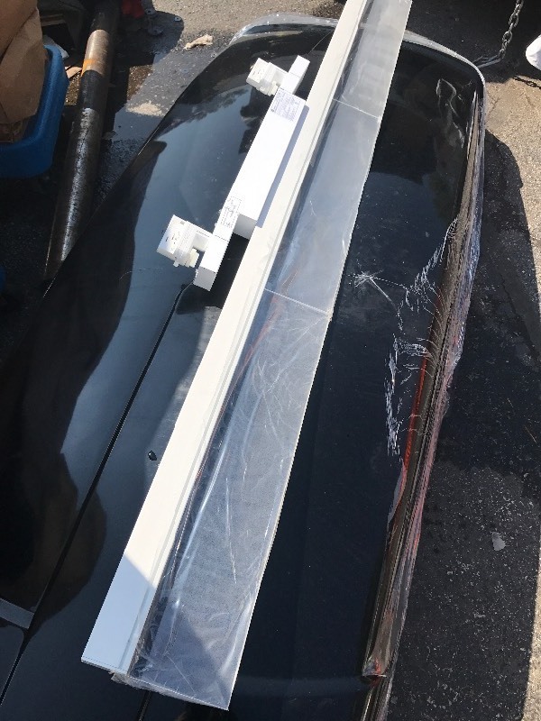 lot 774 image: LED light fixtures 5 feet long as pictured very modern style