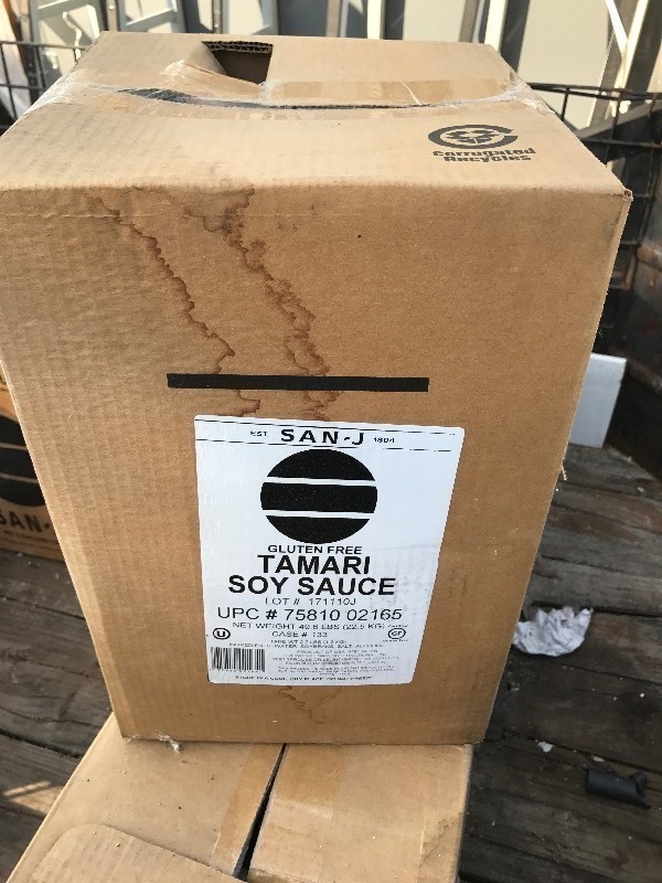lot 9011 image: (2) 5 gallon jugs of so he sauce