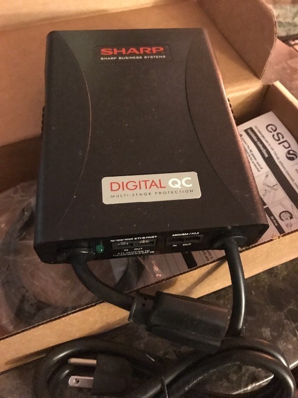 lot 9300 image: New inbox multistage protection outlet as pictured