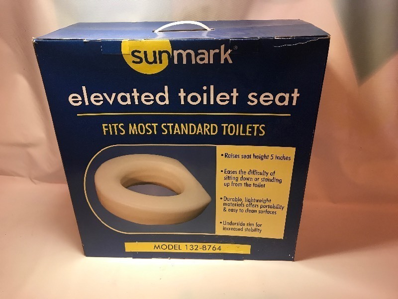 lot 9365 image: Toilet elevated seat new in box