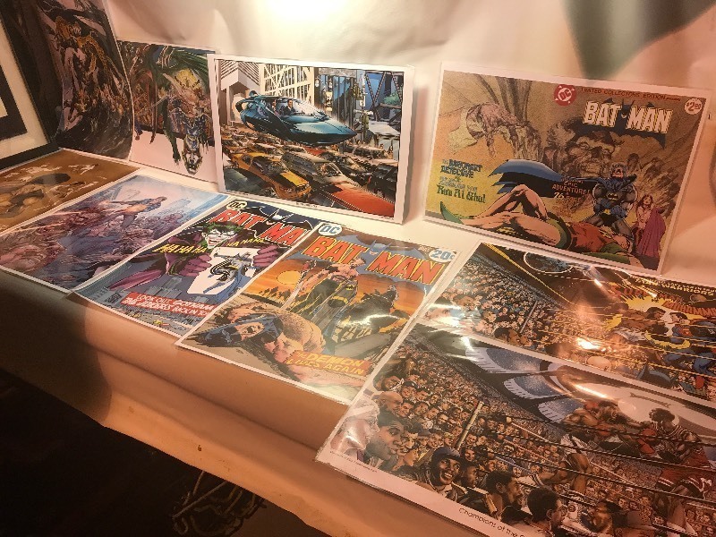 lot 9373 image: Collection of comic art it is in plastic protective sleeves as pictures large size