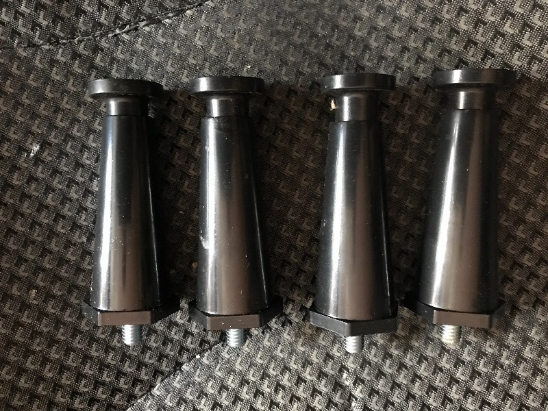 lot 9539 image: Set of four new counter top equipment legs