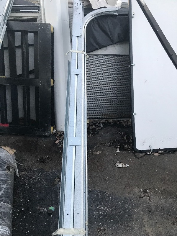 lot 9559 image: New set of garage door rails