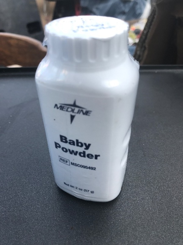 lot 814 image: 20 bottles of baby powder as pictured