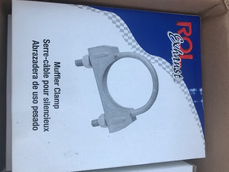 lot 815 image: 10 muffler clamps